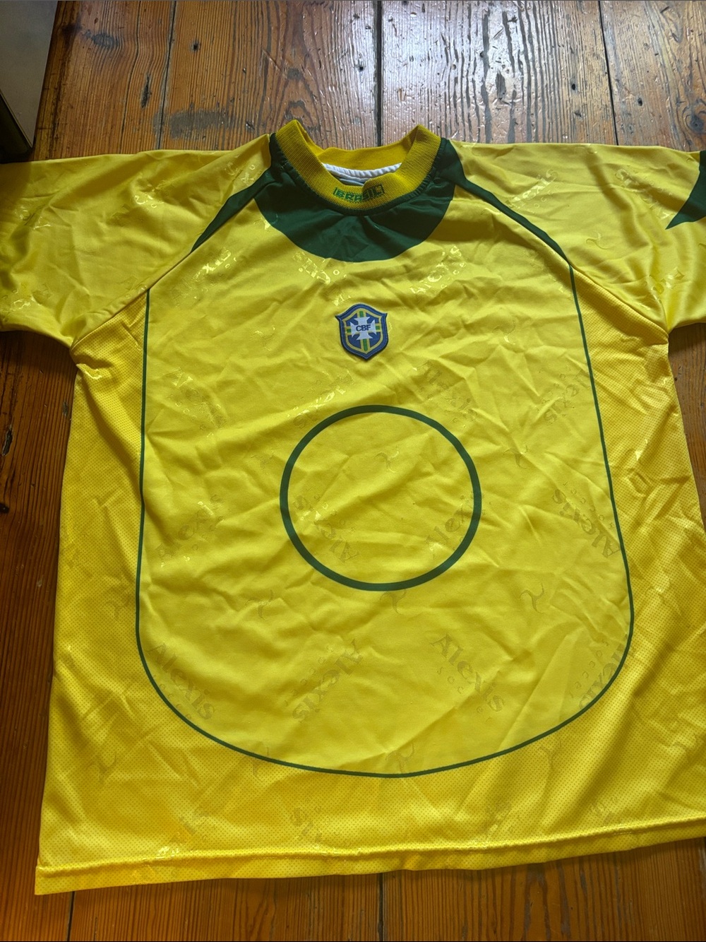 Brazil National Team Yellow adult Alexis Soccer Jersey